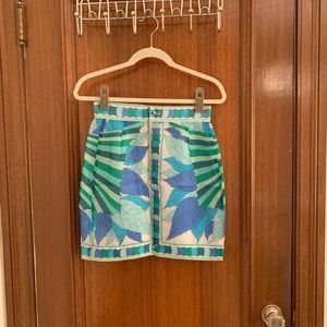 Emilio Pucci Silk Mini Skirt